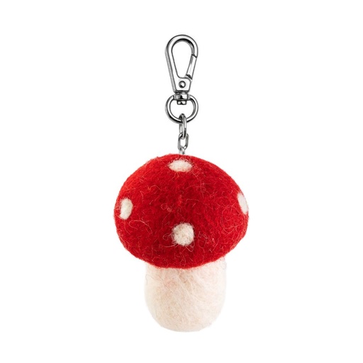 [GI-KC-OO001] Key Chain-Felt Mushroom